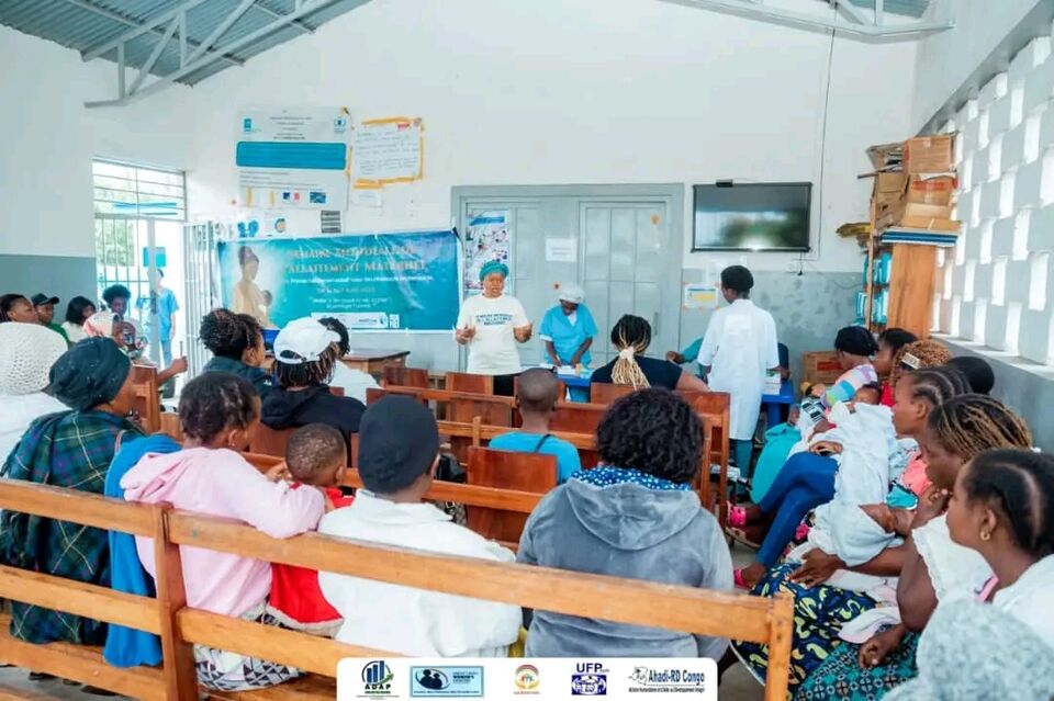 Causerie éducative sur la nutrition du jeune enfant, SALICON RDC.