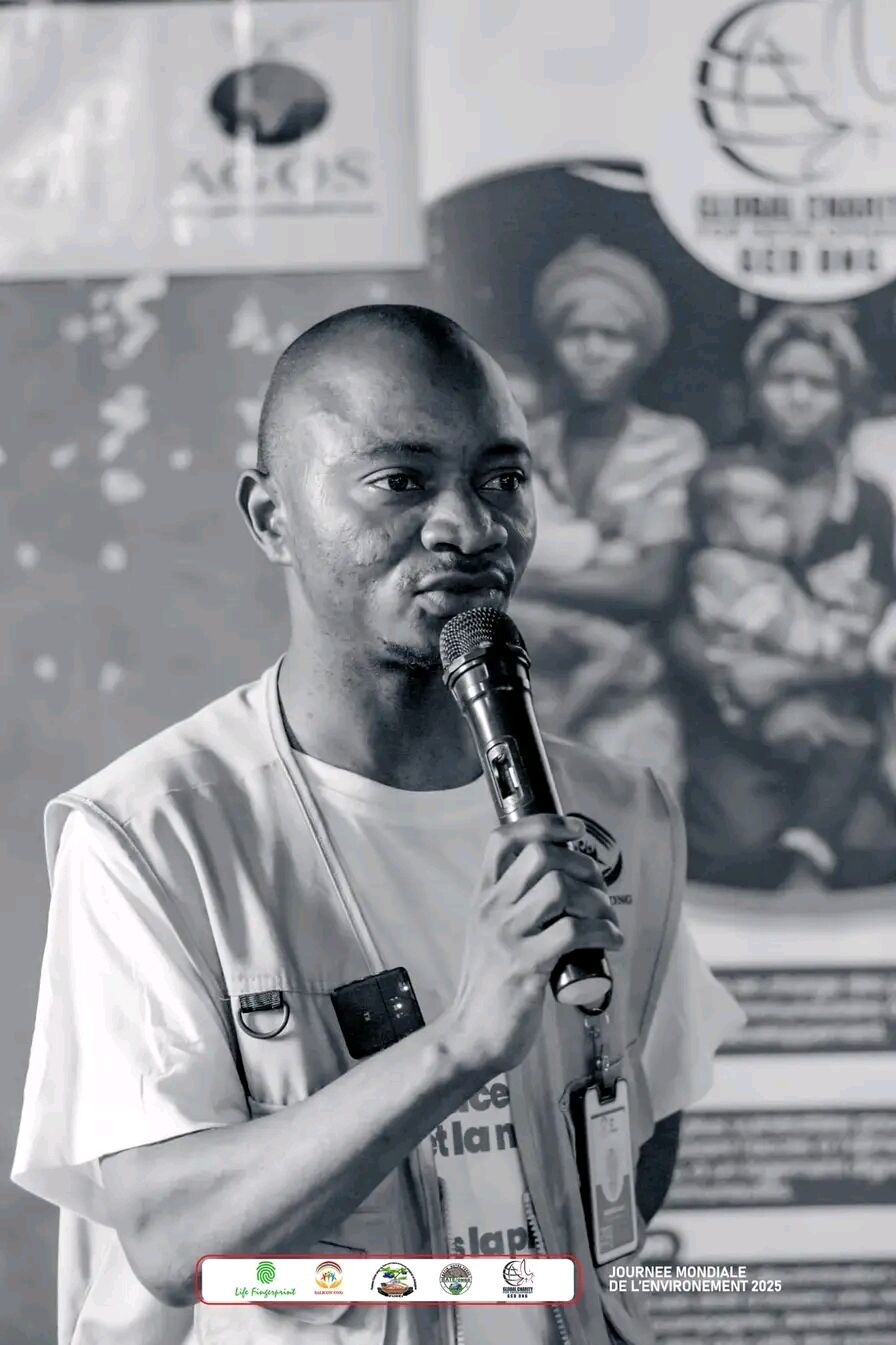 Prise de parole publique lors d’un événement de plaidoyer, SALICON RDC.