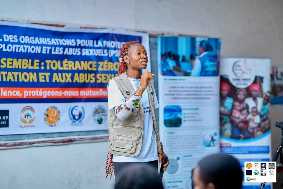 Prise de parole devant la communauté, SALICON RDC.