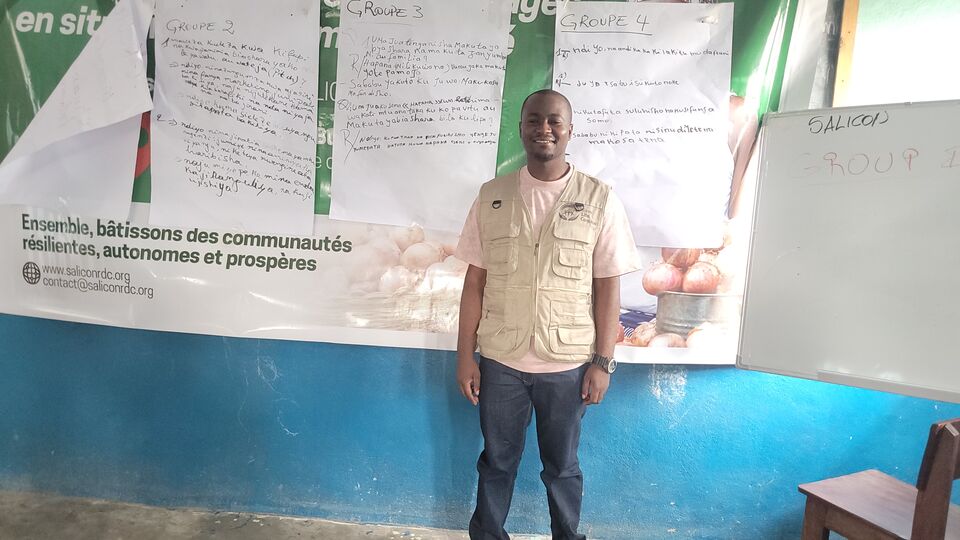 L’équipe de terrain présente les prochaines étapes du projet, SALICON RDC.