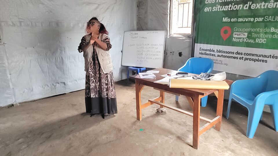 Animation du module à Bujovu, SALICON RDC.
