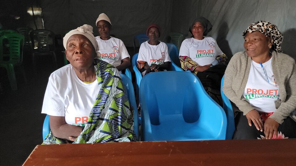 Les participantes pendant la restitution, SALICON RDC.