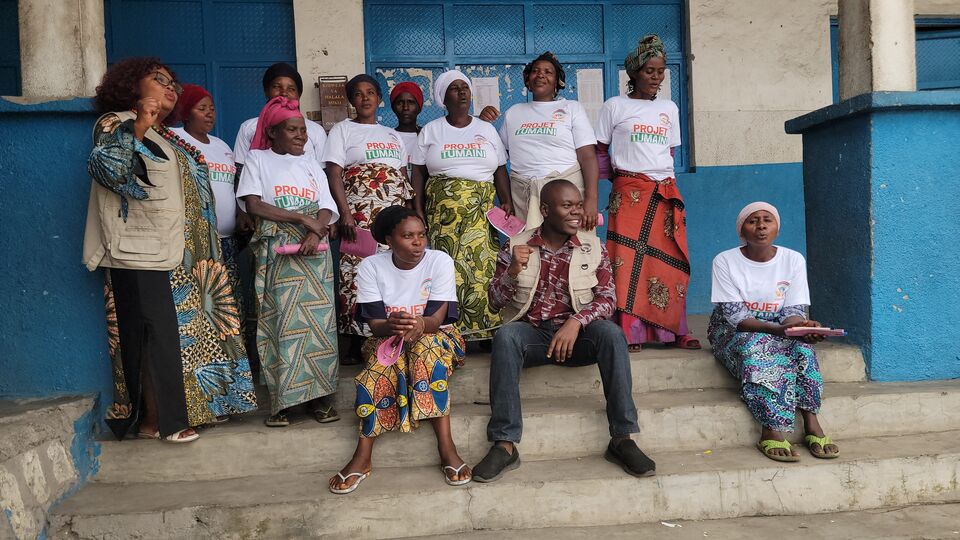 Photo de groupe de la cohorte à l’issue de la session, SALICON RDC.